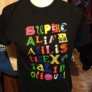 Disney Supercalifragilisticexpialidocious Tshirt size S